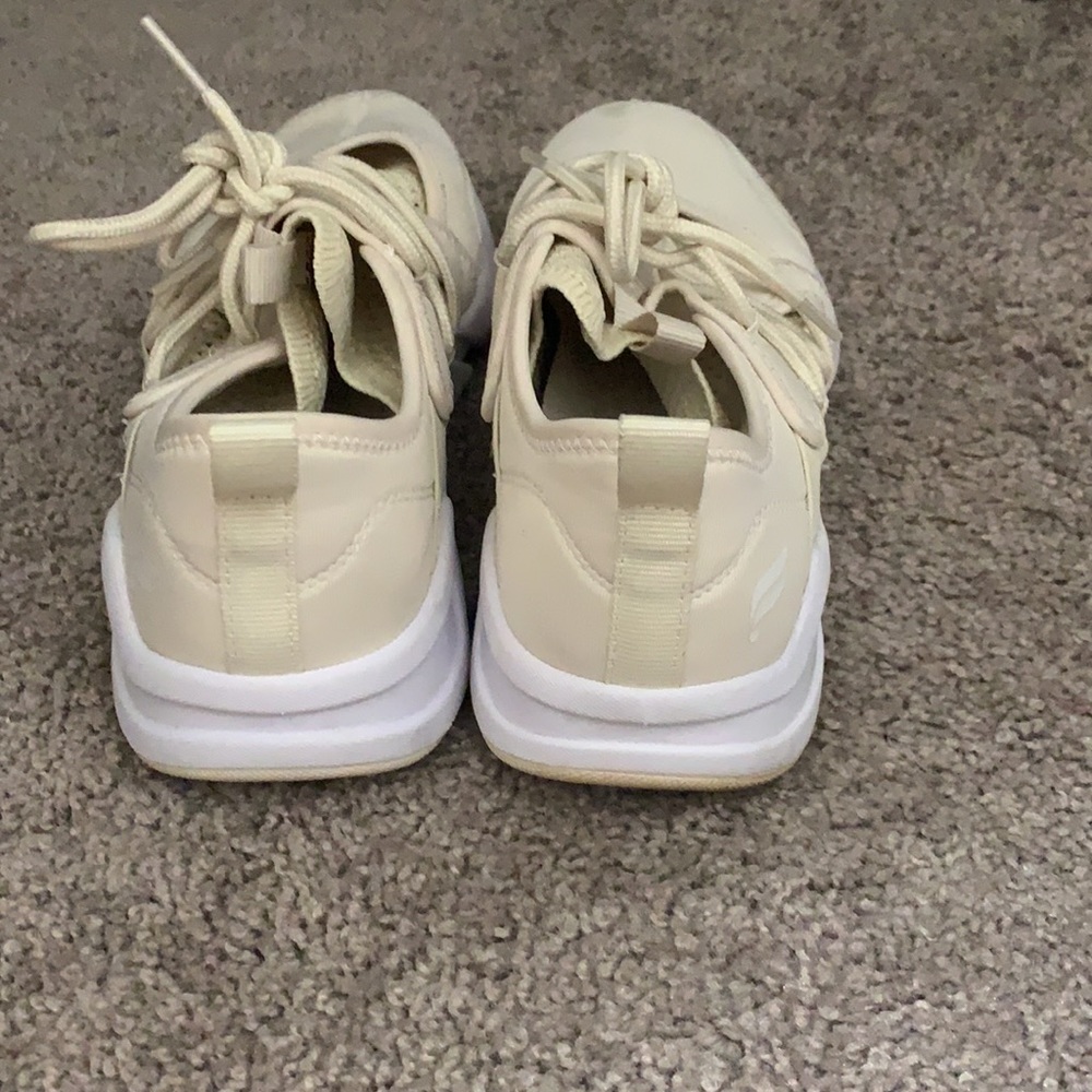 Cream Fabletics Tennis Shoes View 3